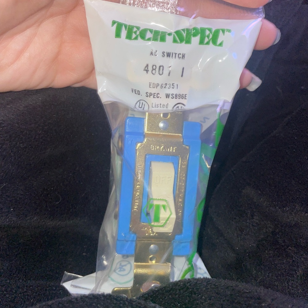 Blue and Gold AC Switch